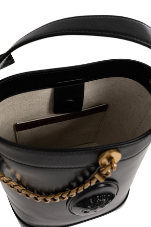 Versace Lederhandtasche mit Medusakopf