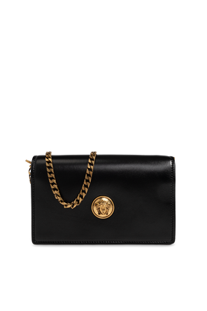 Bolso de cuero con cabeza de Medusa