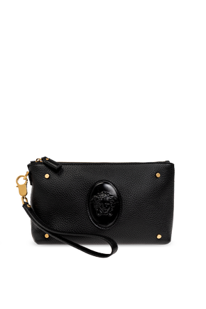 Clutch ‘Lou’ com cabeça de ‘Medusa’ cosida