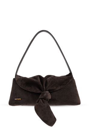 Suede shoulder bag