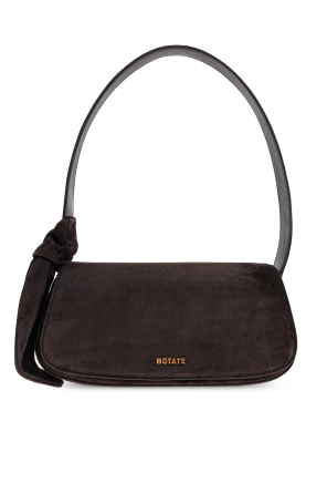 Suede shoulder bag
