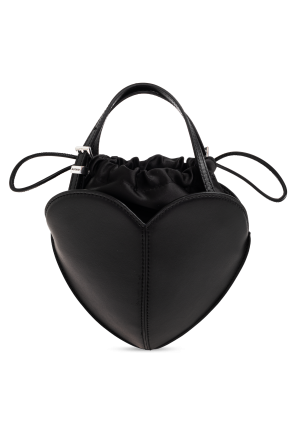 ROTATE Leather heart-shaped bag