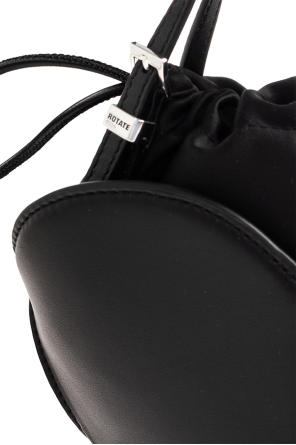 ROTATE Leather heart-shaped bag