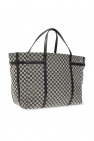 MISBHV BLACK Patterned traveler bag