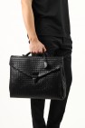 Bottega Veneta BLACK Intrecciato Briefcase