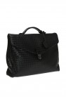 Bottega Veneta BLACK Intrecciato Briefcase