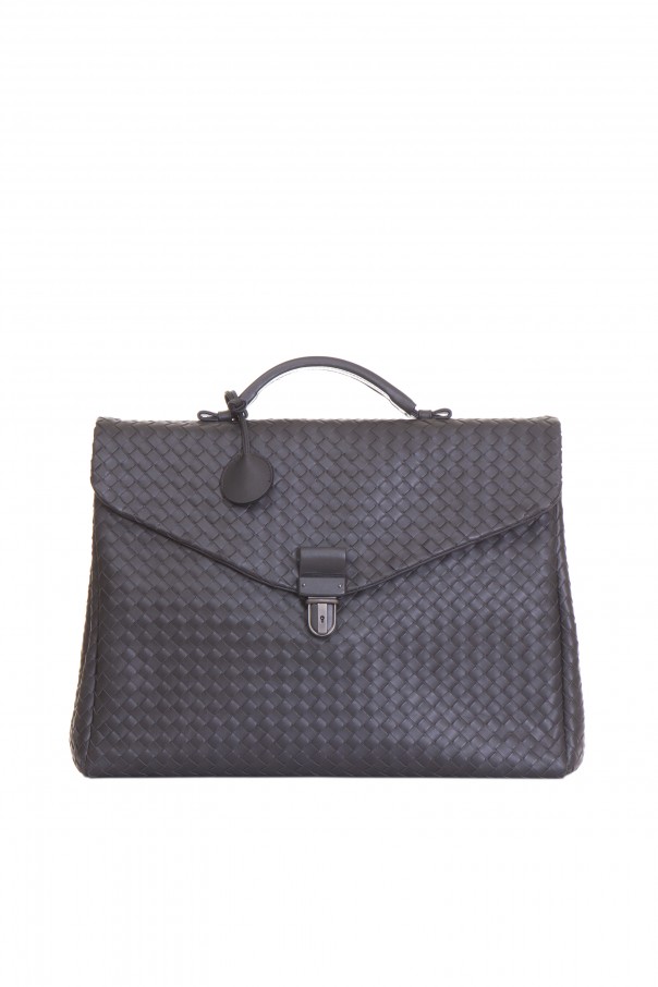 Bottega Veneta Borsa Bottega Veneta Chain Pouch in pelle turchese