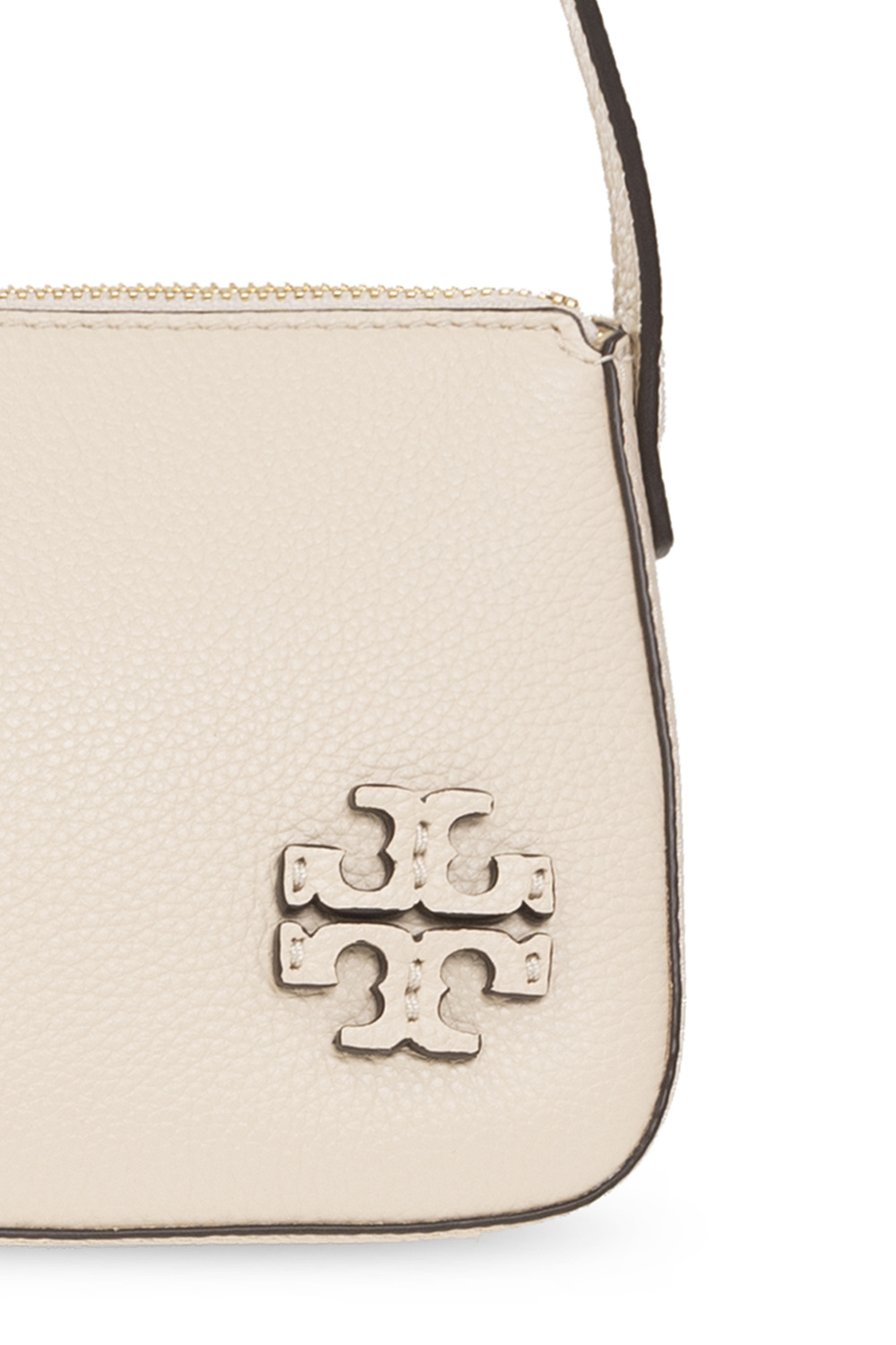 Tory Burch Mcgraw pebbled-leather Camera Bag - Neutrals