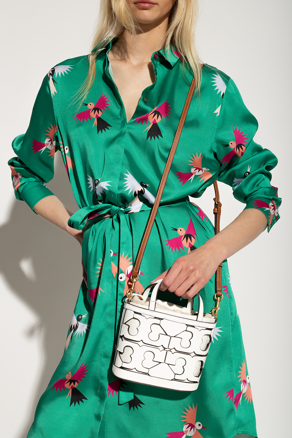 floral-print padded baby changing bag - IetpShops Australia - 'Ella Mini'  shoulder bag Tory Burch