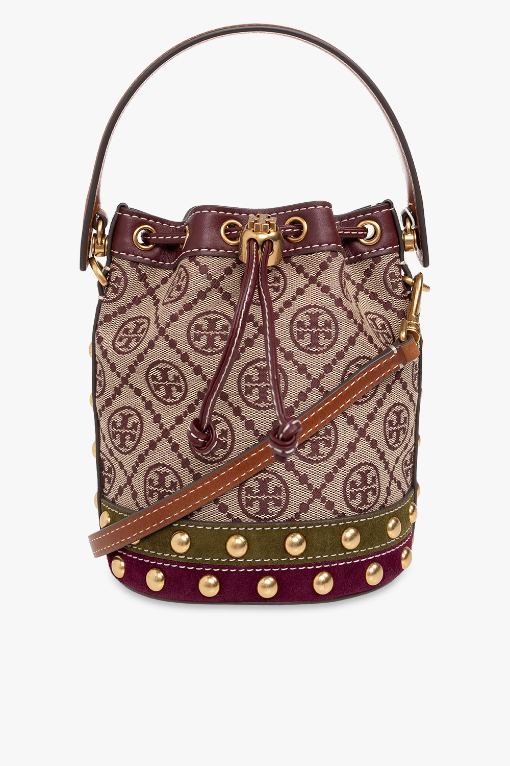 Brown 'T Monogram' bucket bag Tory Burch - Vitkac HK