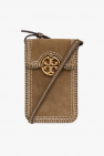 Tory Burch GREEN ‘Miller’ strapped phone holder
