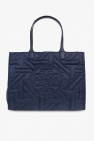 Furla floral-print pouch crossbody bag Blau