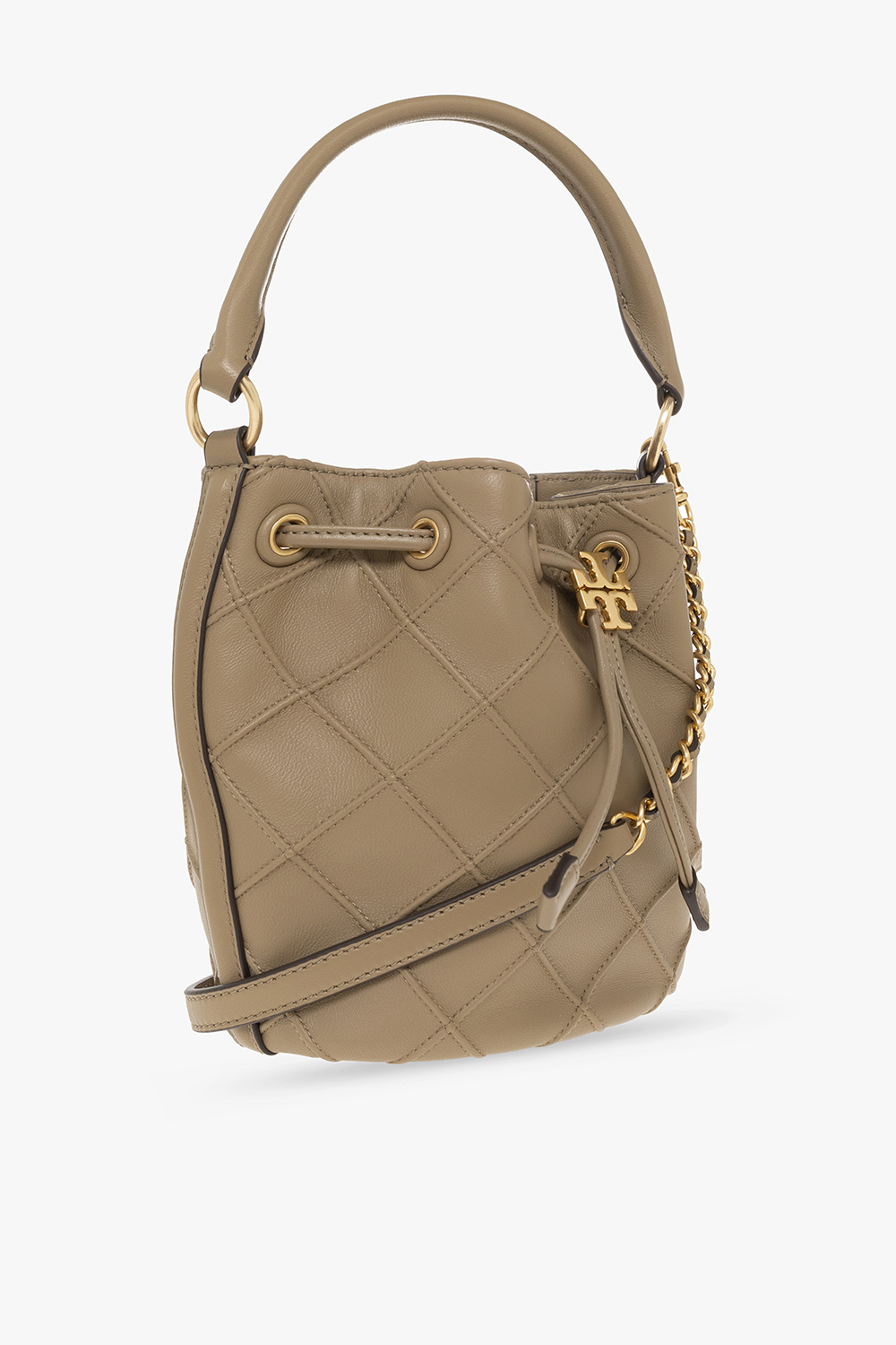 Tory Burch Fleming Soft Bucket Bag (New Cream) Handbags - Yahoo Shopping