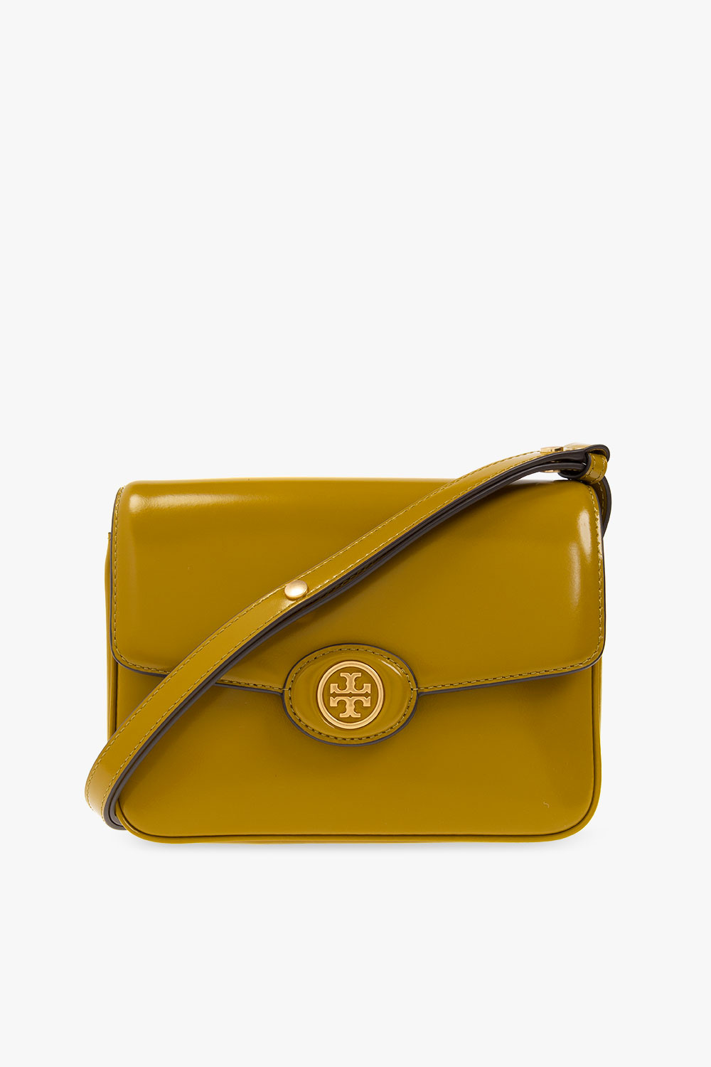 Tory Burch Robinson Tote Leather Women's Bag - Green