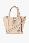 is a spacious tote crafted from saffiano leather