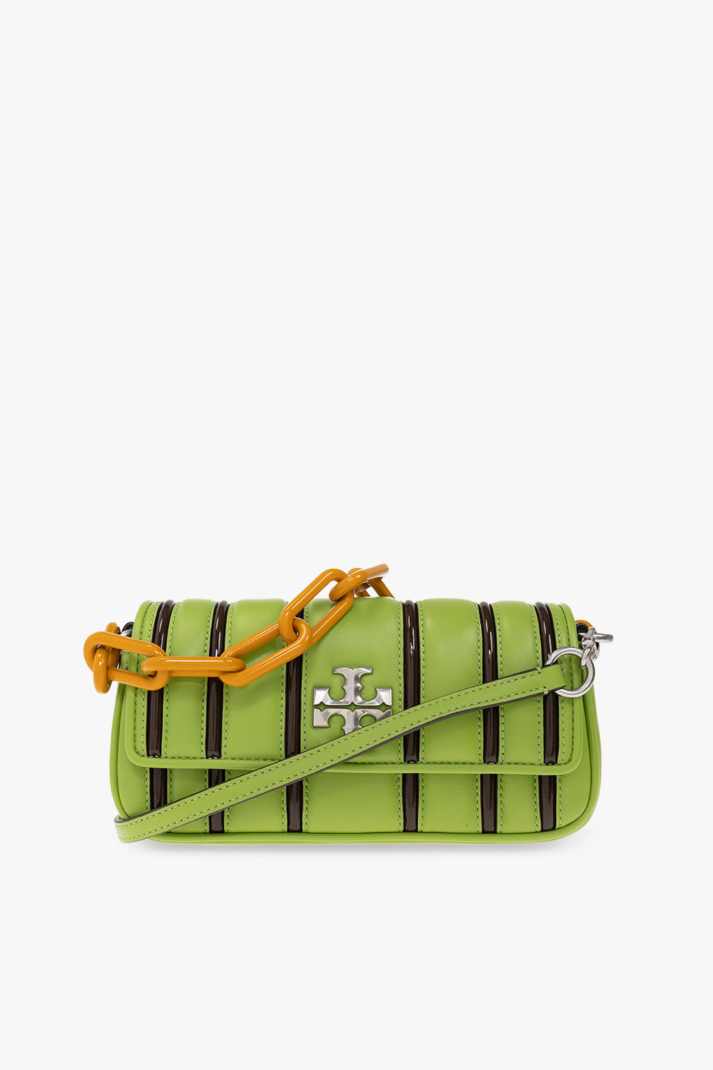 Green 'Kira Bombe Small' quilted shoulder bag Tory Burch - BV Whirl clutch  bag - InteragencyboardShops Japan