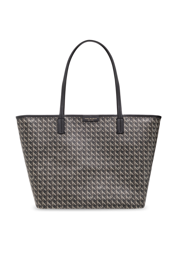 Tory Burch ‘Basketweave’ shopper blk bag