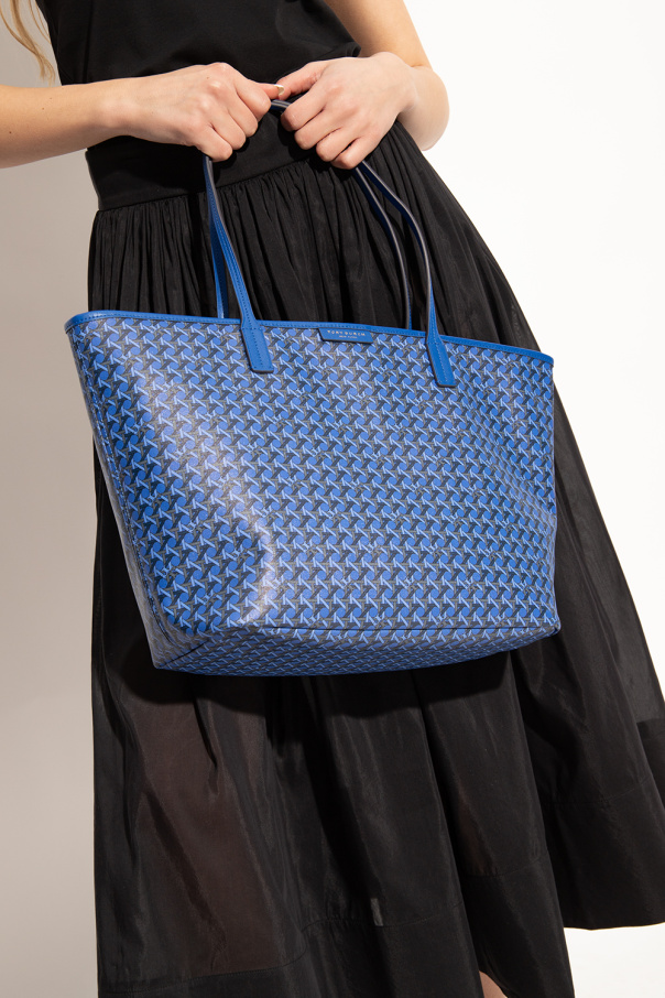 Blue 'Basketwave' shopper bag Tory Burch - Vitkac Australia