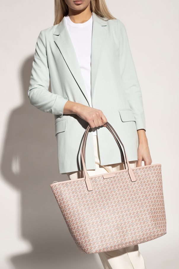 Pink 'Basketweave' shopper bag Tory Burch - Vitkac France