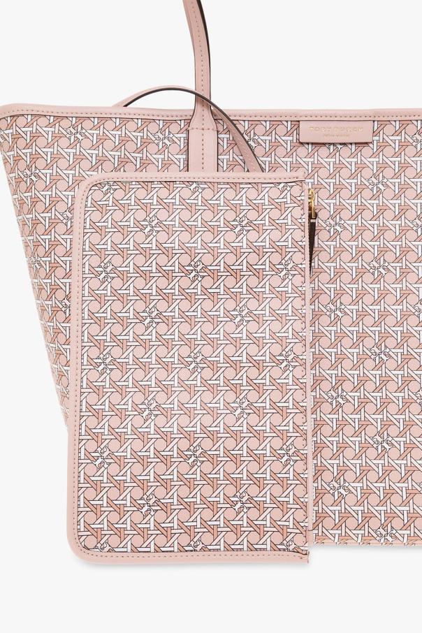 Pink 'Basketweave' shopper bag Tory Burch - Vitkac TW