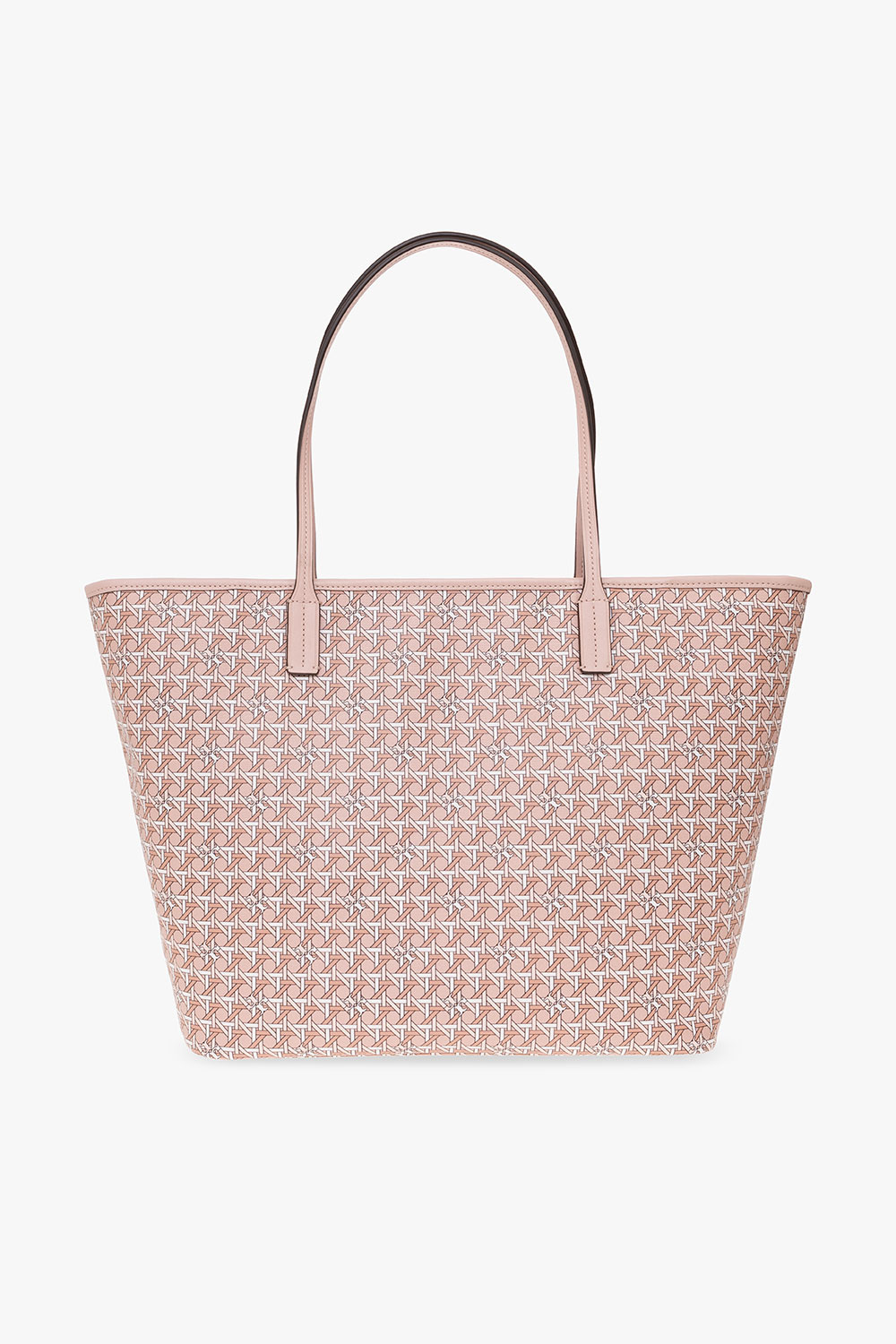 Tory Burch ‘Basketweave’ shopper Metallic bag