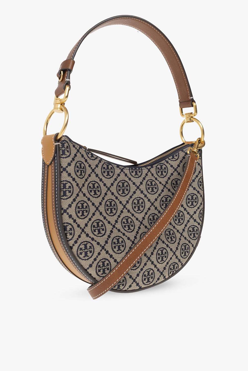Tory Burch T Monogram Jacquard Small Tote in Blue