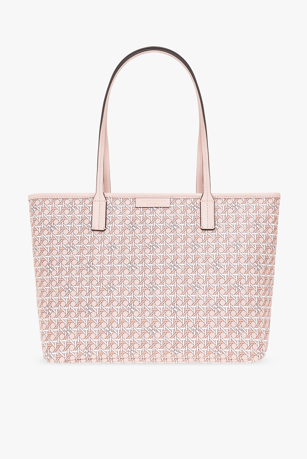 Tory Burch 'Basketweave' Shopper Bag - Pink - ShopStyle