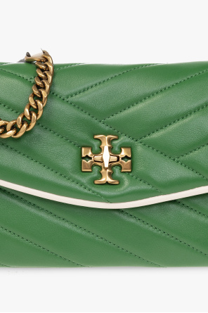 Tory Burch ‘Kira’ quilted wallet with strap