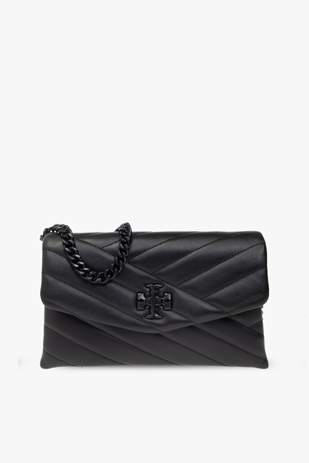 Tory Burch ‘Kira’ quilted wallet with chain