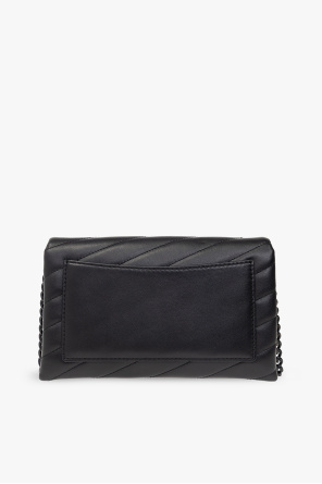Tory Burch ‘Kira’ quilted wallet with chain