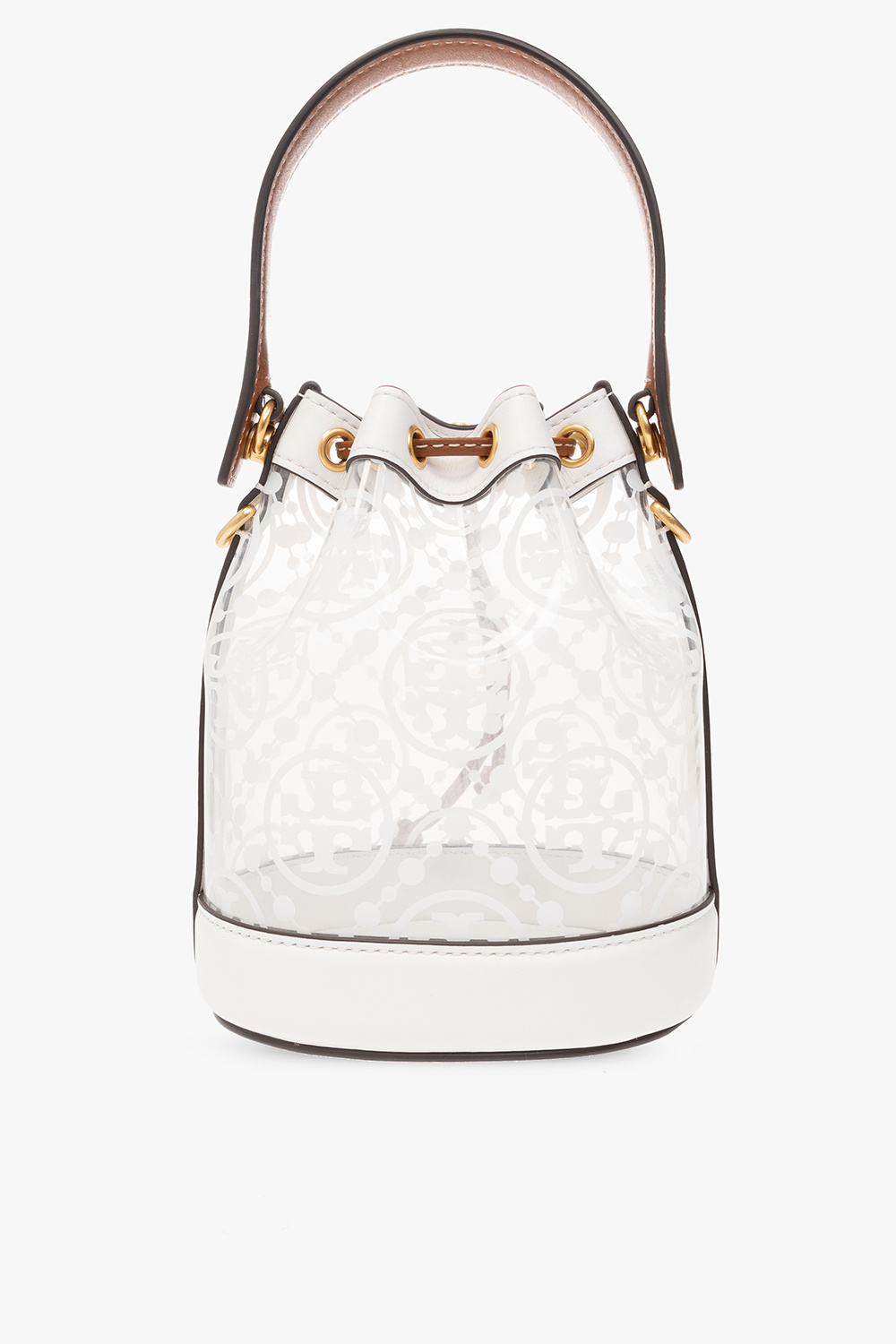 Tory Burch ‘T Monogram Mini’ Bucket Bag Women's Cream | Vitkac