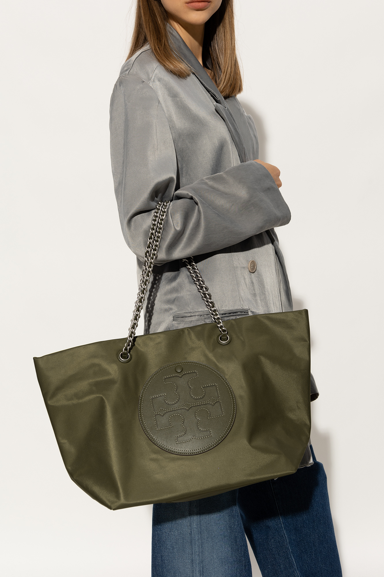 Green ‘Ella’ shopper bag Tory Burch - Vitkac GB