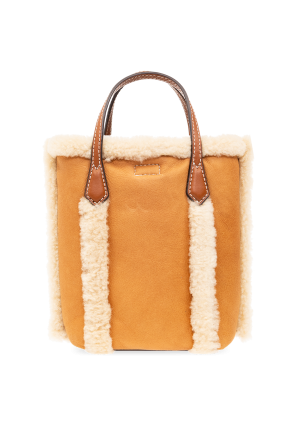 Tory Burch ‘Perry Shearling Mini’ shoulder bag