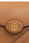 Tory Burch BROWN ‘Robinson’ phone pouch with strap