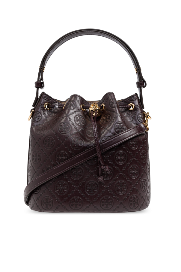 Tory Burch Torba do ręki `T Monogram Mini`  typu ‘bucket`