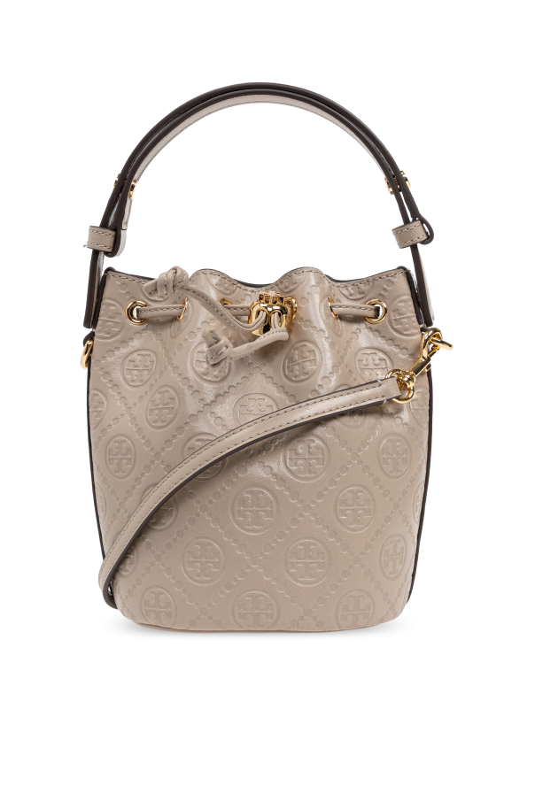 Tory Burch Torba do ręki `T Monogram Mini`  typu ‘bucket`