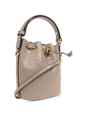 Tory Burch Torba do ręki `T Monogram Mini`  typu ‘bucket`