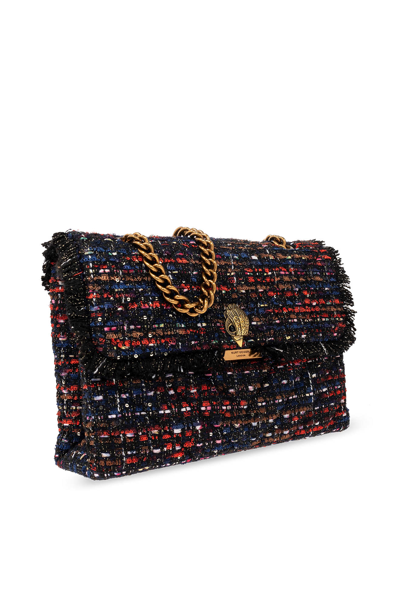 Kurt Geiger ‘Kensington Large’ tweed shoulder bag | Women's Bags | Vitkac