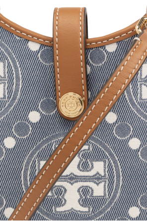Tory Burch ‘T Monogram’ phone pouch with strap