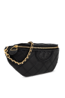 Tory Burch BLACK Belt Bag 'Fleming Soft'