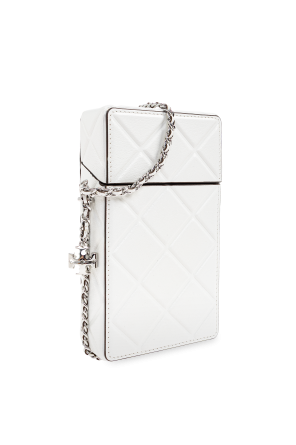 Tory Burch Funda para teléfono Fleming con cadena