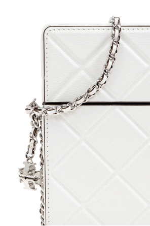 Tory Burch Funda para teléfono Fleming con cadena