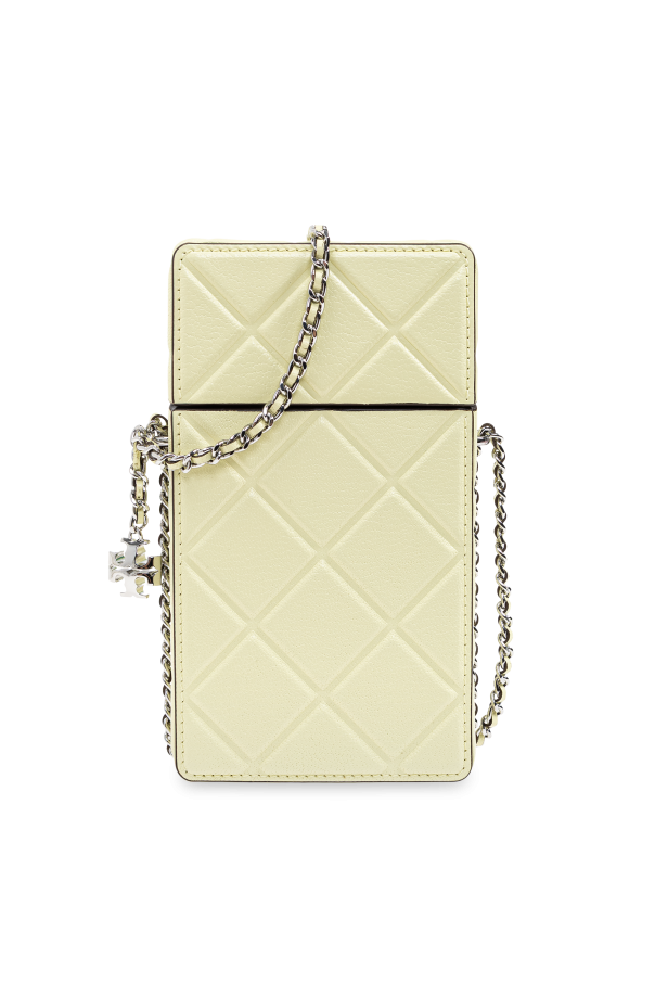 Tory Burch Funda para teléfono Fleming con cadena