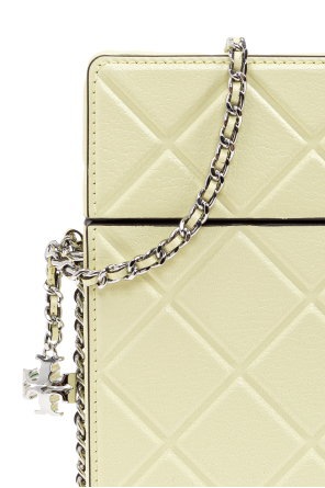 Tory Burch Funda para teléfono Fleming con cadena