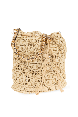 Tory Burch `T Monogram` shoulder bag `bucket`
