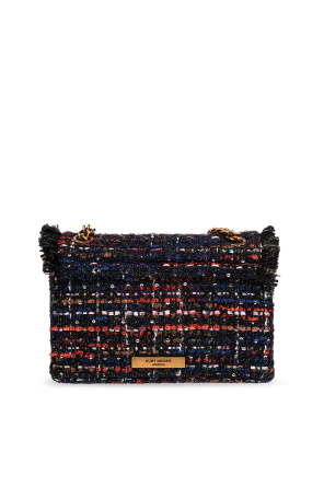 Kurt Geiger ‘Kensington Mini’ tweed shoulder bag