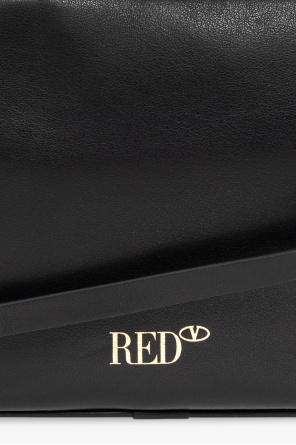 Red button-detail valentino Shoulder bag with logo