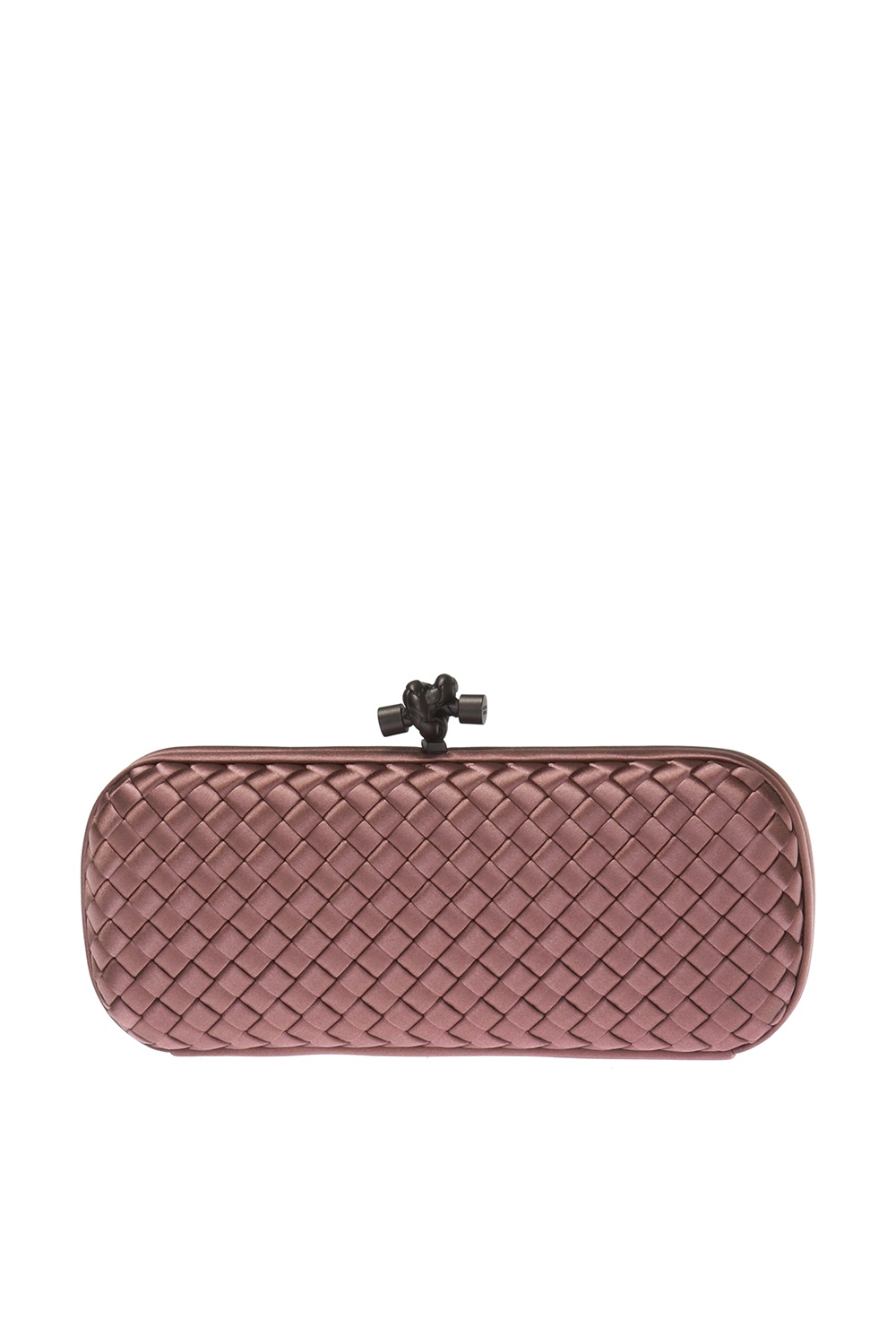 Buy Pre-owned & Brand new Luxury Bottega Veneta Yellow Gold Intrecciato  Impero Stretch Knot Clutch Online