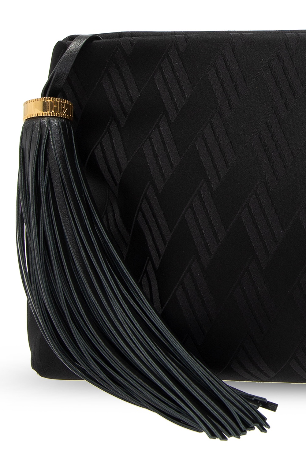 The Attico 'Wynona' clutch with logo