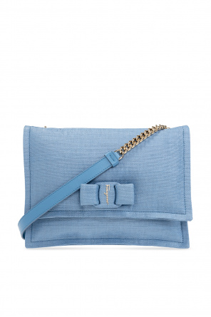 Salvatore Ferragamo mini Gancini bucket bag Blau